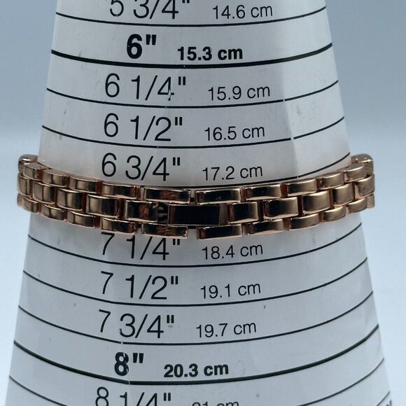 3/$30 Fashion Watch Women Rose Gold Tone Rhinestone Matching Bracelet Set - Picture 13 of 16